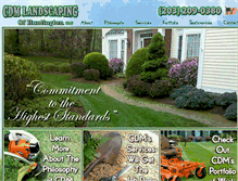 Tablet Screenshot of cdmlandscaping.com